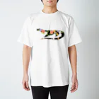 爬虫類カフェ ふぁにくり 嵐山店のオオトカゲ 和柄 Regular Fit T-Shirt