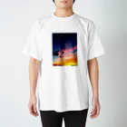 fechi47clubの夕焼け空 Regular Fit T-Shirt