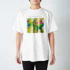 Akiss art ONLINE SHOPのオウムシリーズ スタンダードTシャツ