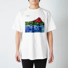 13's SHOPの油絵『夏富士』 Regular Fit T-Shirt