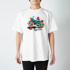 Tom Dish StoreのTop Gear(white) Regular Fit T-Shirt