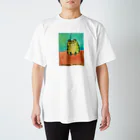 かえるはるきのこ（RURUKO)のチャコガエル Regular Fit T-Shirt