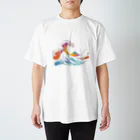 SのThe great rainbow wave - hokusai スタンダードTシャツ