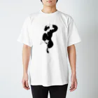 かえのカンフーチャイナT(黒) Regular Fit T-Shirt