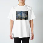 public domainのサン＝ラザール駅 / クロード・モネ Regular Fit T-Shirt