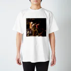public domainのディアナとニンフたち / ヨハネス・フェルメール Regular Fit T-Shirt