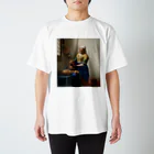 public domainの牛乳を注ぐ女 / ヨハネス・フェルメール Regular Fit T-Shirt