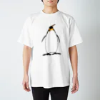 空とぶペンギン舎のコウテイペンギンA スタンダードTシャツ