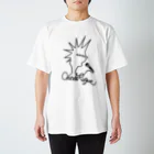 CrunkRogueのパンクス×マイクシールド Regular Fit T-Shirt