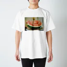 吉田電話 and The DOKKEN THIRSKの西瓜のTシャツ スタンダードTシャツ