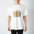 かわいいもののおみせ　いそぎんちゃくの仲良し猫　茶トラ&灰 Regular Fit T-Shirt