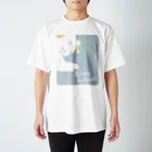 nicodesignの＃ハニチョコ　お昼寝ハニー Regular Fit T-Shirt