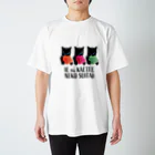 Flutterの家に帰って猫吸いたい Regular Fit T-Shirt