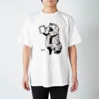 sahokoのたちよみたぬき Regular Fit T-Shirt