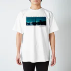 音楽と釣りのFishing Spot T shirts Seabass Regular Fit T-Shirt