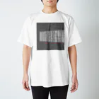 Aimurist のバイナリーバーコード渦 スタンダードTシャツ