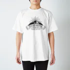 SANKAKU DESIGN STOREの定時で帰りたい for MOUNTAIN。 黒 Regular Fit T-Shirt