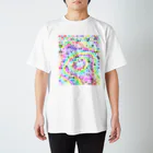 アズペイントの星模様 Regular Fit T-Shirt