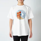 花金魚園の曙の器 スタンダードTシャツ