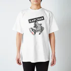 SOMORIのカンちゃん払いA(白字) Regular Fit T-Shirt