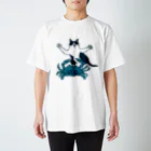 喫茶こぐまやの猫とカニ Regular Fit T-Shirt