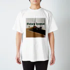 クロネコチャコとフランス額装のショップのstayhomewithcat Regular Fit T-Shirt