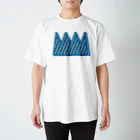 MITSUGI yosukeの山山ブルー スタンダードTシャツ