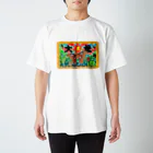 さちこの生物雑貨の虫・大量旗 Regular Fit T-Shirt