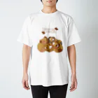 狸の遠吠えのてんてけ山のたぬきさん/カラー Regular Fit T-Shirt