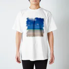 南ぬ楽園「ぱいぬらくえん」のニシ浜から望む Regular Fit T-Shirt