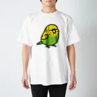 Cody the LovebirdのChubby Bird 大型セキセイインコ Regular Fit T-Shirt