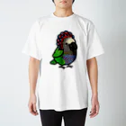 Cody the LovebirdのChubby Bird ヒオウギインコ スタンダードTシャツ