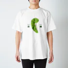 さちこの生物雑貨のナミアゲハ　前蛹 スタンダードTシャツ