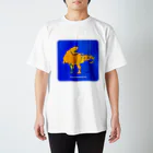 ちょっとマニアックな恐竜アートグッズ博物館のおしゃれティラノさん Regular Fit T-Shirt