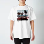 HALF MILE BEACH CLUBのBe Built, Then Lost - WHITE スタンダードTシャツ