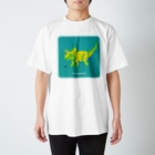 ちょっとマニアックな恐竜アートグッズ博物館のおしゃれなトリケラトプス Regular Fit T-Shirt