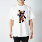 LALA CloveR.のFLOWER BEAR Regular Fit T-Shirt