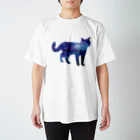 LALA CloveR.の宇宙猫5 Regular Fit T-Shirt