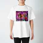 h45m69のゴチャロゴ Regular Fit T-Shirt