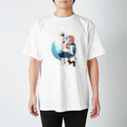 Acabane* Shopの海中少女 Regular Fit T-Shirt