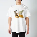 はしもとゆかの3匹のねこ スタンダードTシャツ