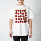 　Ma cocotte （まここっと）のMa cocotte 苺ベア スタンダードTシャツ