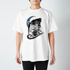 トライバル工房GanzNoteの月夜に死神 Regular Fit T-Shirt