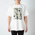 BLUEの青色チューリップ Regular Fit T-Shirt