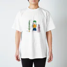 もしもししもの生命力おばけ・にんじん スタンダードTシャツ