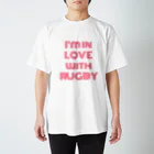 えなちゃんのI'm  so much in love with RUGBY スタンダードTシャツ