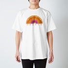 琥珀色に咲く花のORANGE Regular Fit T-Shirt