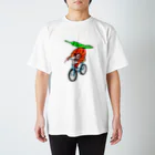 ちびシャトルの海老サイクリング青唐辛子添え スタンダードTシャツ