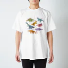 あおきさくらの夏の恐竜たち Regular Fit T-Shirt