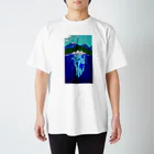 tashiの氷山と山 スタンダードTシャツ